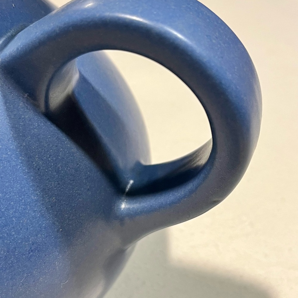 Lovely Dansk Mesa Blue Ceramic Pitcher - Picture 3 of 5